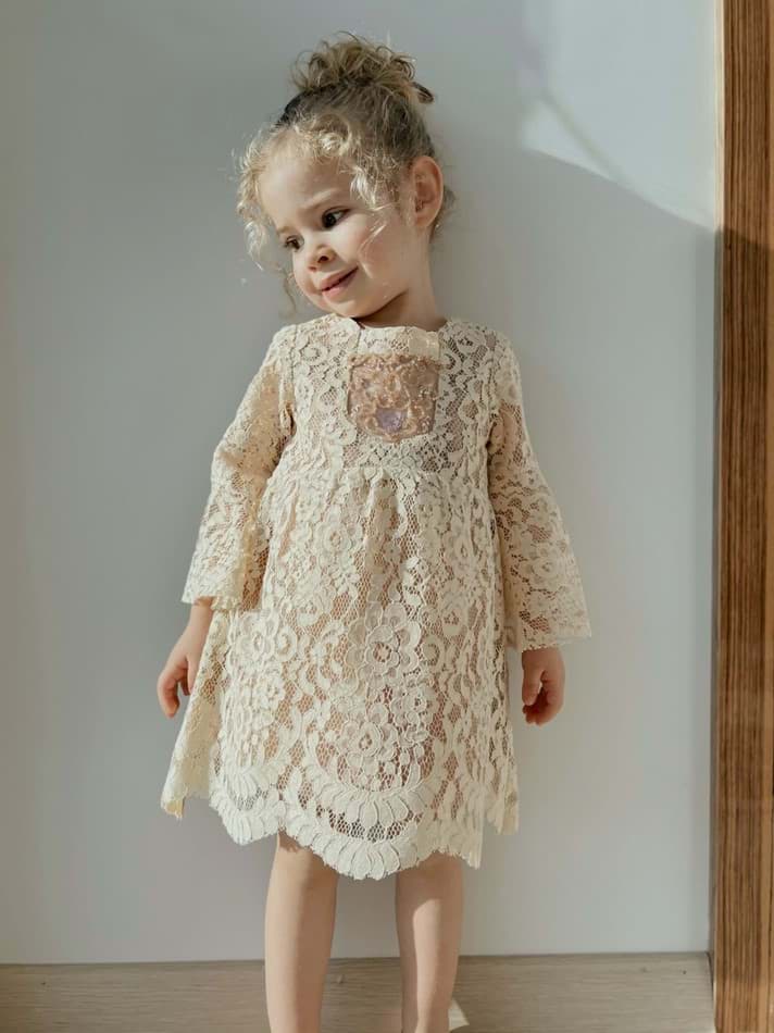 Picture of LACE DRESS WITH EMBROIDERY